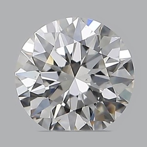 Round diamond — real photo