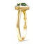 The Zhanique Ring, smalltop view on a hand