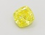 1.07 Ct. Fancy Vivid Yellow Cushion Lab Grown Diamond