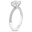 Platinum Callista Diamond Ring, smallside view