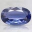 9.6x6mm Unheated Blue Oval Sapphire