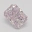 0.61 Ct. Fancy Light Purplish Pink Radiant Diamond