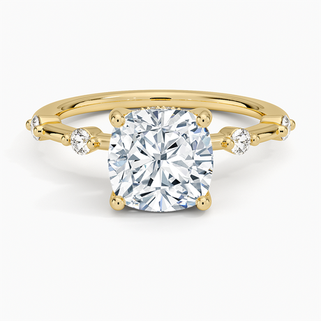 Aimee Solitaire with Hidden Halo Diamond Ring