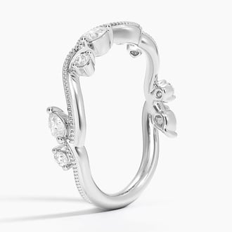 Milgrain Vine Diamond Ring (1/4 ct. tw.) in 18K White Gold