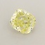 0.59 Ct. Fancy Intense Yellow Cushion Lab Grown Diamond