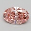 1.84 Ct. Fancy Intense Pink Oval Lab Grown Diamond