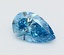 1.24 Ct. Fancy Vivid  Blue Pear Lab Grown Diamond
