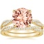 18KY Morganite Petite Luxe Twisted Vine Bridal Set (1/2 ct. tw.), smalltop view