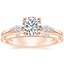 14K Rose Gold Gia Diamond Ring with Astra Diamond Ring