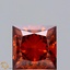 1.00 Ct. Fancy Orange Princess Lab Grown Diamond