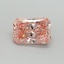 1.51 Ct. Fancy Vivid Pink Radiant Lab Grown Diamond