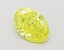 1.04 Ct. Fancy Vivid  Yellow Oval Lab Grown Diamond