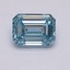 5.06 Ct. Fancy Intense Blue Emerald Lab Grown Diamond