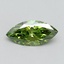1.00 Ct. Fancy Vivid Green Marquise Lab Grown Diamond