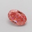 0.54 Ct. Fancy Vivid Pink Oval Lab Grown Diamond