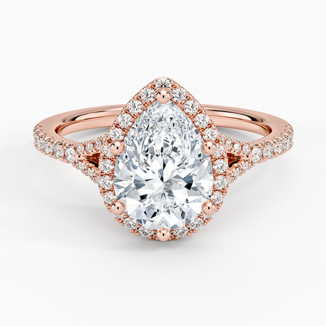 14K Rose Gold Joy Half Coverage Diamond Ring