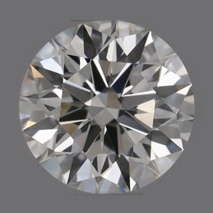 Round diamond — real photo