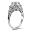 The Johna Ring, smalltop view on a hand
