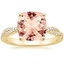 18K Yellow Gold Petite Luxe Twisted Vine Diamond Ring (1/4 ct. tw.), smalltop view