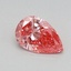 0.37 Ct. Fancy Vivid Pink Pear Lab Grown Diamond