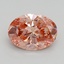 1.11 Ct. Fancy Intense Pink Oval Lab Grown Diamond