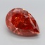 4.25 Ct. Fancy Vivid Pink Pear Lab Grown Diamond