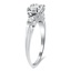 The Lorrine Ring, smalltop view on a hand