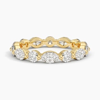Grand Versailles Eternity Diamond Ring in 18K Yellow Gold