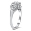 The Mitsue Ring, smalltop view on a hand