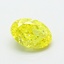 0.86 Ct. Fancy Vivid  Yellow Oval Lab Grown Diamond
