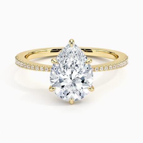 Petite Tapered Diamond Ring