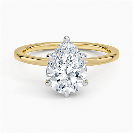 Mixed Metal Lumiere Diamond Ring