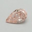0.54 Ct. Fancy Intense Pink Pear Lab Grown Diamond
