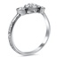 The Anwen Ring, smalltop view on a hand