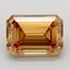 4.07 Ct. Fancy Light  Brown Emerald Lab Grown Diamond