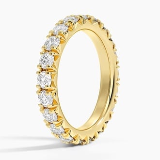 French Pavé Eternity Lab Diamond Ring (2 ct. tw.)
