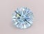 1.07 Ct. Fancy Vivid Blue Round Lab Grown Diamond
