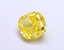 1.67 Ct. Fancy Vivid Yellow Cushion Lab Grown Diamond