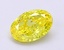 1.18 Ct. Fancy Vivid  Yellow Oval Lab Grown Diamond