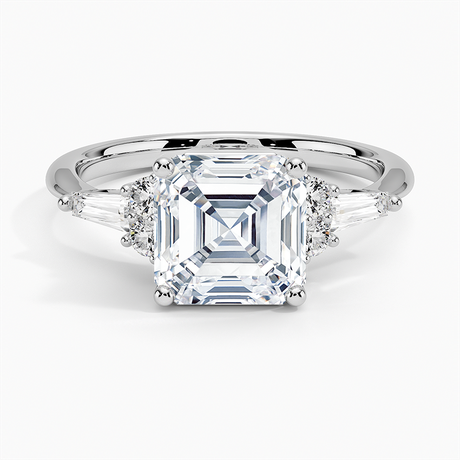 18K White Gold Yvonne Diamond Ring