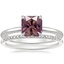 18K White Gold Petite Elodie Ring with Whisper Diamond Ring (1/10 ct. tw.)