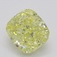 1.02 Ct. Fancy Intense Yellow Cushion Diamond