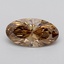 1.03 Ct. Fancy  Brown Oval Lab Grown Diamond