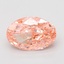 7.01 Ct. Fancy Vivid Pink Oval Lab Grown Diamond
