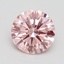 1.31 Ct. Fancy Intense Pink Round Lab Grown Diamond