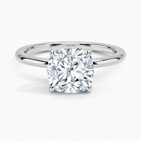 18K White Gold Fairmined 1.5mm Comfort Fit Ring