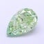 1.35 Ct. Fancy Vivid Green Pear Lab Grown Diamond