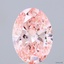 2.0 Ct. Fancy Vivid Pink Oval Lab Grown Diamond