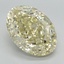 6.47 Ct. Fancy Yellow Oval Lab Grown Diamond