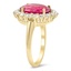 The Milly Ring, smalltop view on a hand